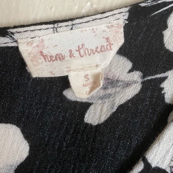 Hem & Thread Floral Cap Sleeve Dress | S - Picture 11 of 11